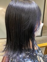 エイト 上野店(EIGHT ueno)&nbsp;EIGHT ueno【工藤】イヤリングカラー/ネイビーブルー