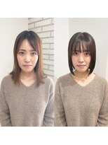 乾かすだけでまとまる似合わせショートヘア