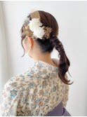 卒業式　ヘアアレンジ