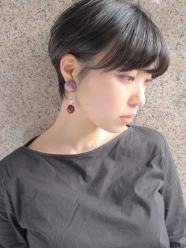 モリオフロムロンドン 松戸店(Morio from London) 【松戸　ムラマツ】前髪ありマッシュショートボブ30代40代