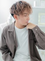 モッズヘア 上尾西口店(mod's hair) ハイトーンカラー外国人風ミディアムパーマa上尾10代20代30代