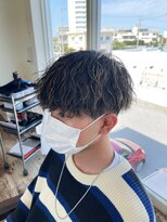 ミオ(Mio) 滋賀、南草津、メンズ美容室、波巻きツイストスパイラルパーマ