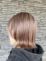 ハイバレーヘアーメゾン(HIGH VALLEY HAIRMAISON)&nbsp;透明感ボブ/ペールベージュ/ハイトーンカラー/大人ボブ