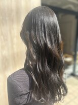 トリート 妙典店(TREAT)&nbsp;オリーブベージュ×セミロング巻き髪＿TREAT妙典