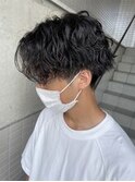 波巻きスパイラルパーマツイストスパイラルパーマメンズマッシュ
