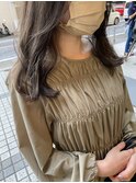 *ブリーチなしオリーブベージュ*