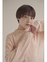 ムク 甲府(muku.)&nbsp;ミディアムヘア/斜めバング/グレージュカラー/甲府駅