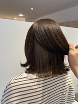 アズール 草加(azule) インナーカラー イヤリングカラー ベージュ