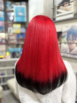 トムキャット(TOM CAT) レッド×ブラック裾カラー