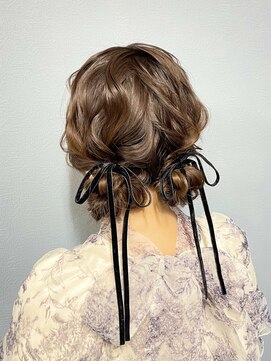 ヒュミ(hymy) 結婚式参列や推し活イベントに♪羊ヘア/韓国ヘア/編み込みツイン