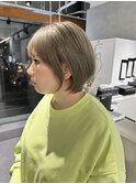 グレージュショート