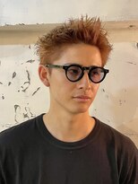 アンリ(Henri)&nbsp;ウォームブラウン×スパイキーショート