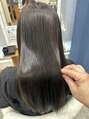 ルシア 東三国店(hair and make lucia)&nbsp;髪質改善グレージュカラー(^^)艶感抜群のカラーです。