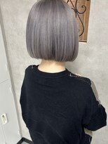 ルノン フィージュ(LUNON fieju)&nbsp;ホワイトシルバーカラー　ブリーチ/ハイトーン/ボブ/韓国