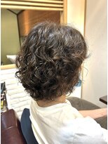 ヘアー グリーン(hair green) 40代50代マッシュショートウエーブ/ショートパーマ