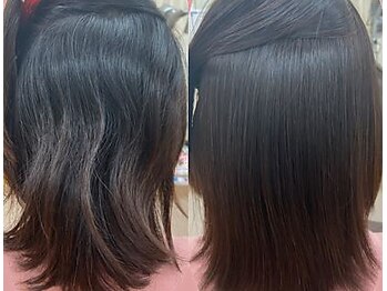 ビューティーサロン王の写真/経験豊富な女性オーナーによる[sins酸性ストレート]！施術が難しいビビリ毛に特化した縮毛技術で艶髪に★