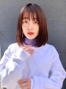 ニスル 上尾店(NISURU) 似合わせカット/大人ガーリー/ダークアッシュ/着物/上尾/上尾駅