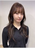 オリーブベージュカラー×韓国レイヤー【カミケン黒岩店/福島】
