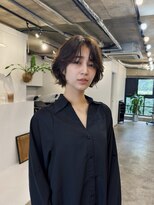 ヒュージ 表参道(huge)&nbsp;レイヤーボブ/ショートボブ/ニュアンスパーマ/顔周りカット/前髪