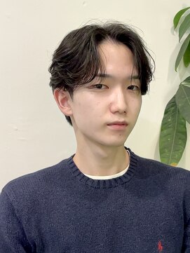 ビューエヒメ(VIEW EHIME) 韓国フェザーショートブルーブラック10代20代30代