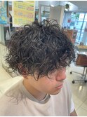 メンズランダムミックスパーマ@20代30代40代50代