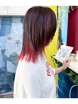 トーク 武庫之荘(TAL'KE) TAL’KE/武庫之荘/インナーカラー/ローズ/ブリーチ/韓国ヘア_498