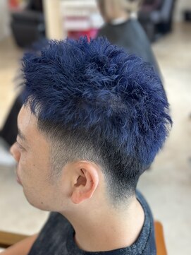 ヘアーサロン リアン 熊谷2号店(hair salon Rien) コバルトブルー！