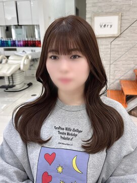 フォルテ 中田店 韓国風くびれレイヤースタイル、顔周りレイヤー