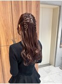 <長まなみ/ヘアセット>大人ガーリーなハーフツイン