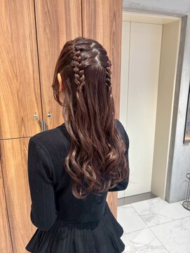 ガリカ 博多(Gallica) <長まなみ/ヘアセット>大人ガーリーなハーフツイン