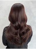 顔周りレイヤーロング似合わせカット大人ガーリー _ba575731