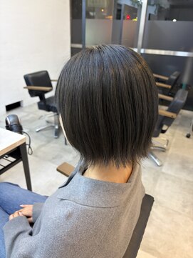 アルメリア 池袋(Arumeria) オリーブグレージュオリーブカラーボブぱつっとボブミニボブ