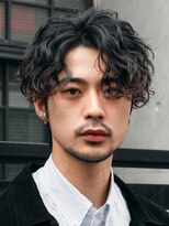 フィフスパーク(fifth PARK)&nbsp;渋谷波巻きスパイラルルーズパーママレットヘアfifthパーマヘア