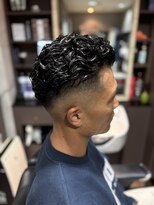 グロウヘアワークス(grow hair works)&nbsp;オールバックパーマ