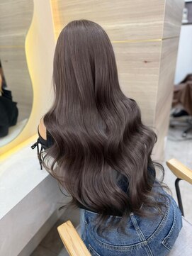 ラビス クローバー(Lovis clover) アッシュグレージュ/艶カラー/韓国/ワンホン