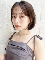 ガーデントウキョウ(GARDEN Tokyo) タッセルボブ/地毛風カラー/艶感カラー/顔まわりカット/小顔ボブ