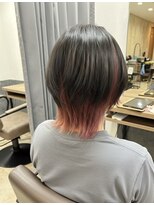 テーラヘアー 袖ヶ浦2号店(TELA HAIR)&nbsp;ウルフスタイル×インナーピンク