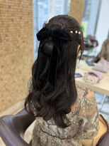 スタイルインデックス 新大塚店(STYLE INDEX)&nbsp;カチモリ × ハーフアップリボン