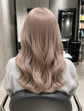 エノア 青山(ENORE) ホワイトミルクティーベージュ ケアブリーチ透明感ハイトーン