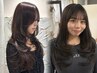 ロングにしても重たく見えないシールエクステ80本＋レイヤーカット