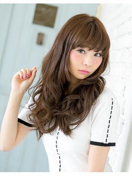 ピケ(pique) 石原さとみ風バング＆ミディアムカール