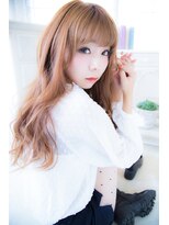 アンジュ ヘアー(Ange hair)&nbsp;アンジュヘアー　うぶバングの無造作ウェーブ