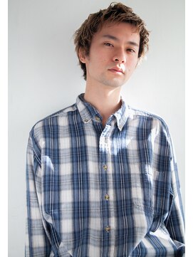 アンティ(ANTI) 無造作アップバングブリーチショート