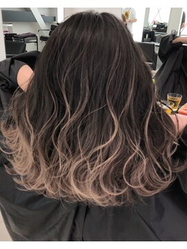 アライブ キチジョウジ(ALIVE Kichijoji) ALIVE吉祥寺 ロブイルミナカラーシースルーカラーヘルシーロング