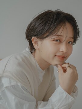 フィルムス 銀座(FILMS) レイヤーカット/デザインカラー/ウェットヘア/オリーブベージュ