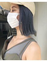 パランケイビューティー シンジュク(PALAN K-Beauty) ネイビーカラー/セミディボブ