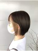 インナーベージュとショートスタイル