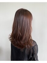 コアフィールみま 鴨島店 ツヤ感たっぷり♪ピンクカラー