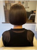 切りっぱなしボブ