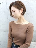 大人かわいいテラコッタショートボブ　4